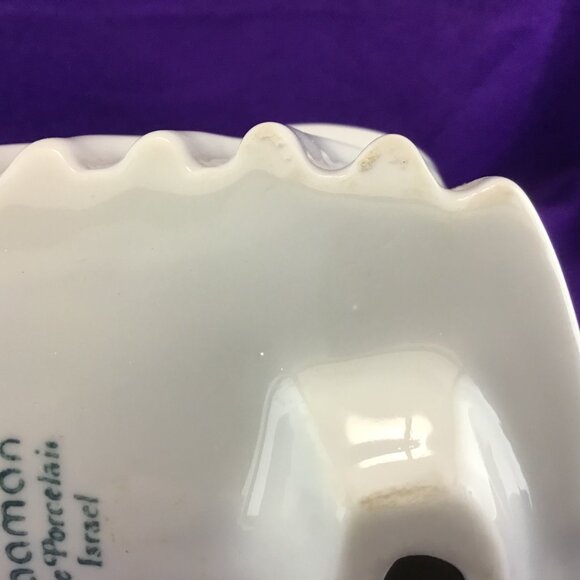 Naaman Israel Porcelain Ram Bighorn Sheep MCM Mid Century - Picture 9 of 13